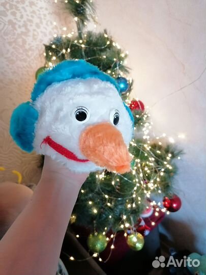 Новогодний костюм снеговика 92-104