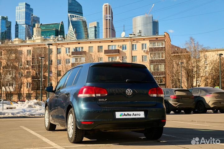 Volkswagen Golf 1.6 AMT, 2010, 208 000 км