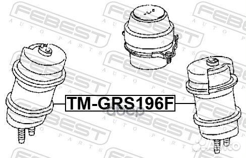 Опора двигателя передняя (гидравл) lexus GS30/3