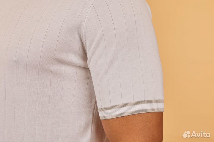 Футболка Eleventy из льна и хлопка