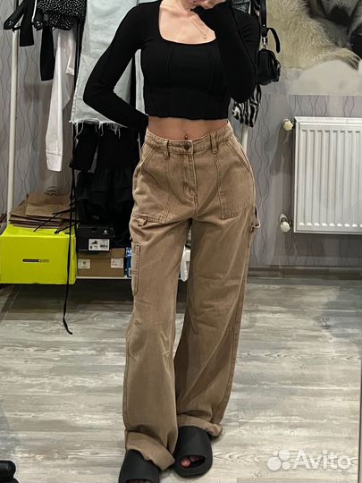 Джинсы карго y2k