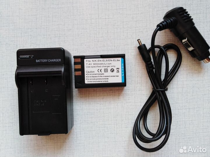 Зарядное устройство и аккумулятор для Nikon