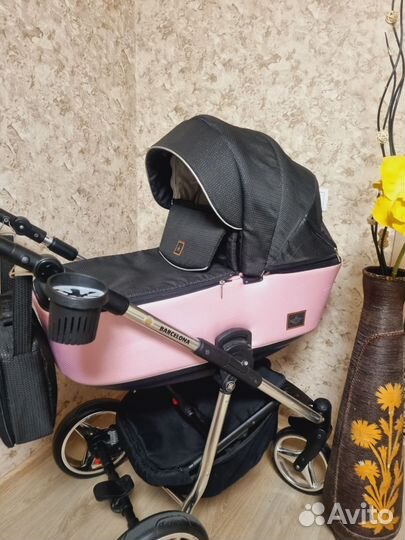 Супер легкая Adamex Barcelona 2в1 +автолюлька