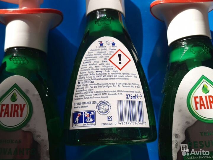 Fairy пенка Фери для мытья посуды Финляндия