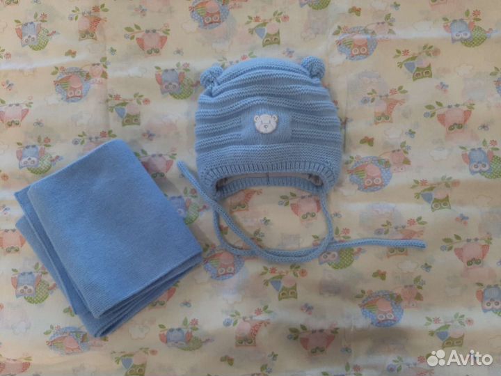 Комплект шапка и шарф