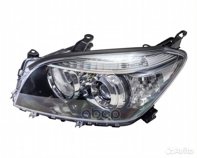 Фара toyota RAV4 05-08 LH черная (Евросвет)