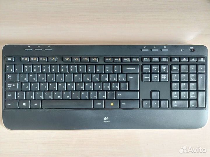 Беспроводная клавиатура logitech k520 + мышь m510