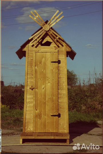 Дачный туалет с лебедем ггд 310