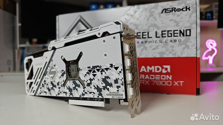 Видеокарта AMD RX 7800 xt 16gb Asrock Steel Legend