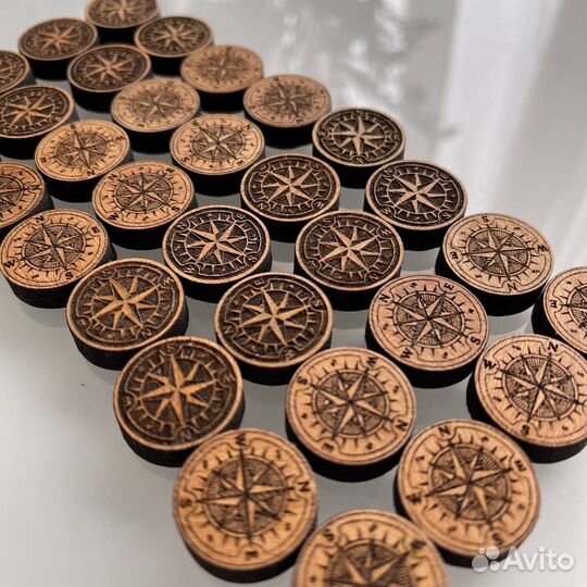 Фишки для нард и шашек 21-24 мм
