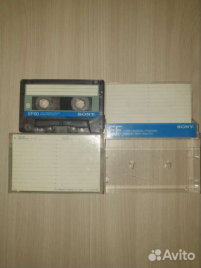 Аудиокассеты sony ef90