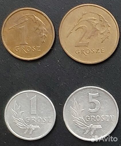 Монеты Польша гроши злоты zloty, groszy набор