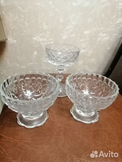 Креманки хрустальные