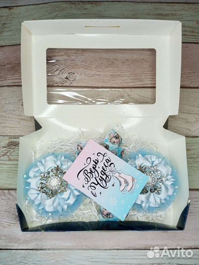 Бантики ручная работа, подарочный набор бантики