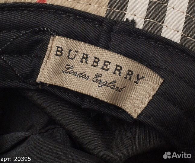 Панама burberry коричневая
