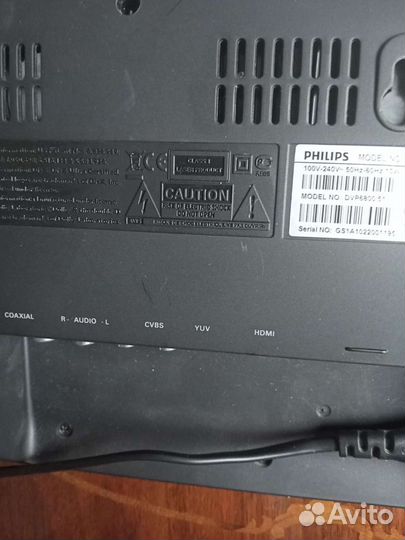 Hdmi DVD player DVP6800 Philips