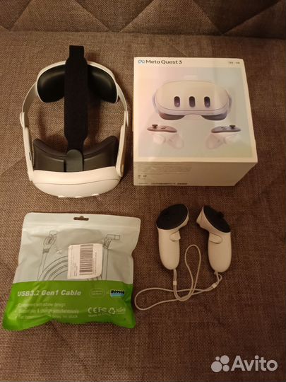 Oculus Quest 3 128gb + кабель пк