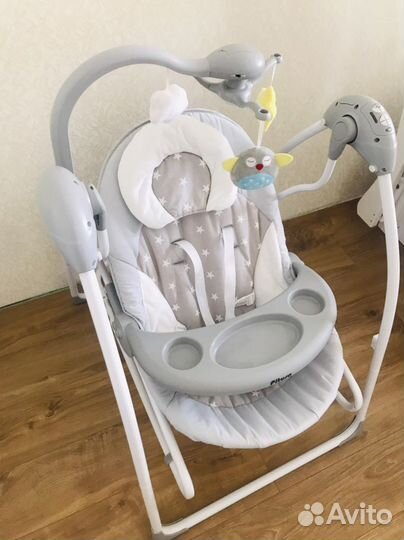 Детские качели шезлонг