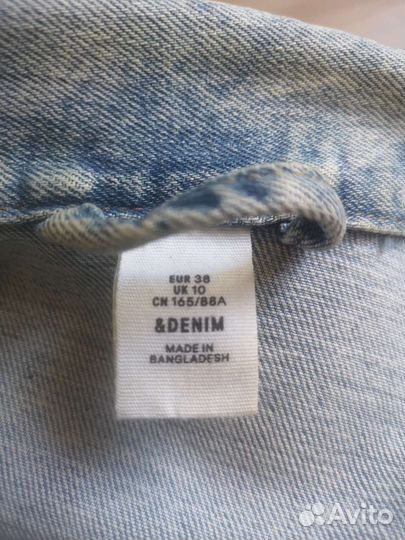 Джинсовая куртка женская hm