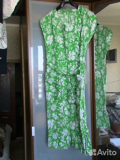 Платье хлопок СССР 48 размер