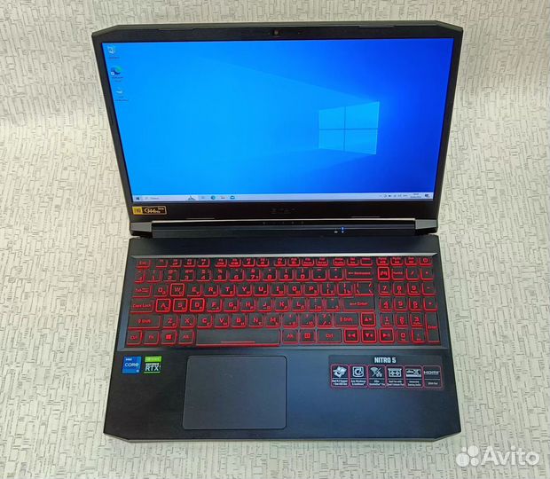 Игровой ноутбук Acer Core i5-11400H,RTX 3050 Ti, 1