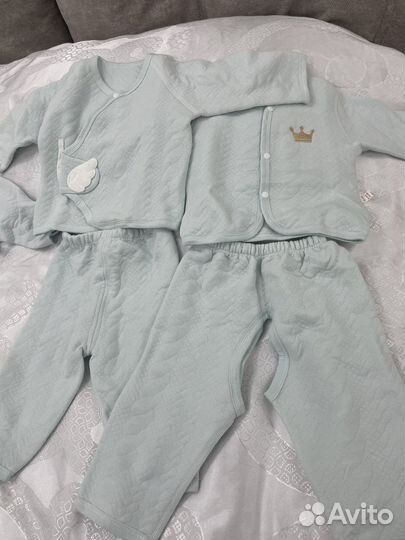 Комлект на выписку одежда для новорождённых 18 шт