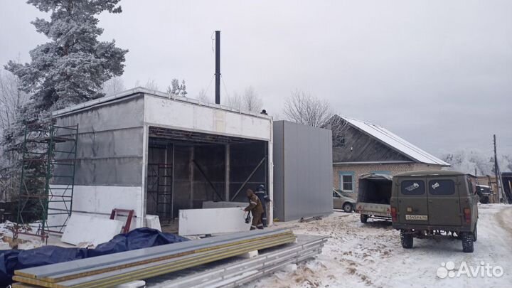 Сушильная камера древесины - 40 куб.м загрузка