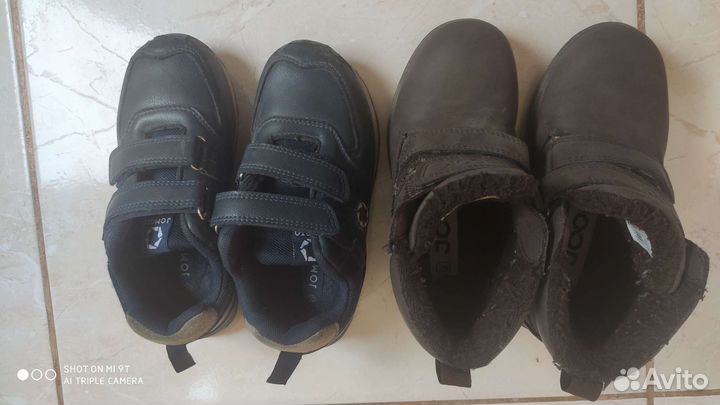 Ботинки зимние детские и кроссовки 29 размер