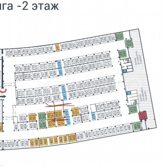 Машиноместо, 20 м²