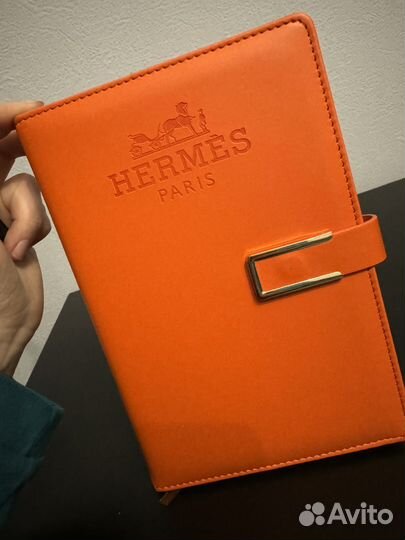 Блокнот Hermes с ручкой