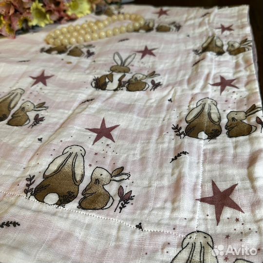 Новое муслиновое одеяло плед для малыша