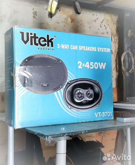 Автоакустика Vitek VT-3701 BK