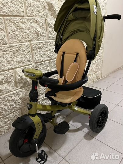 Велосипед с родительской ручкой