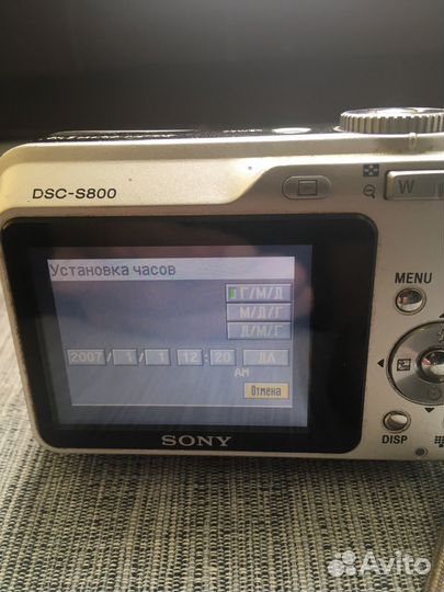 Sony cyber shot dsc s800