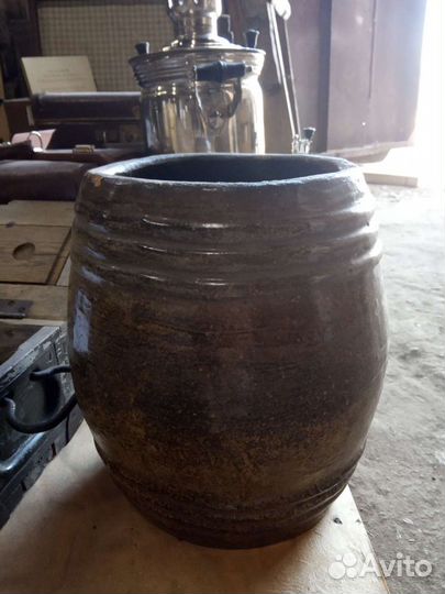 Горшок 19 век, глина