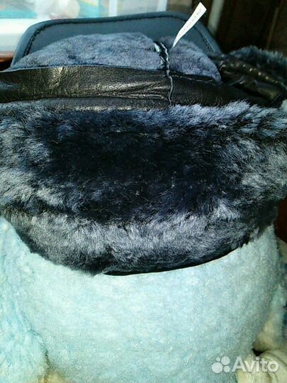 Кепка зимняя кожа,новая