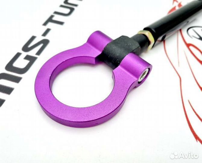 Буксировочная петля фиолетовая Camaro 2016+