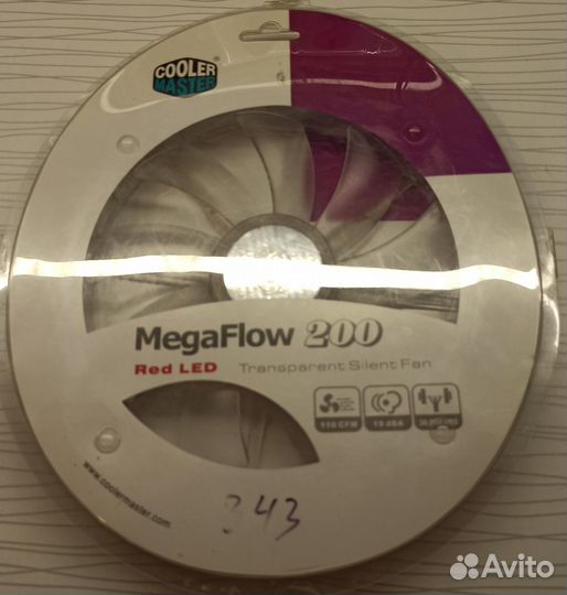 Корпусные вентиляторы 200мм CoolerMaster