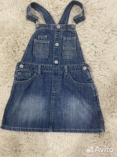 Джинсовый сарафан для девочки 116