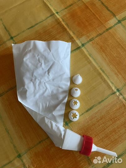 Кондитерский мешок с 5 насадками,многоразовый