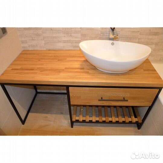 Тумба в ванную. Тумбочка для ванной лофт