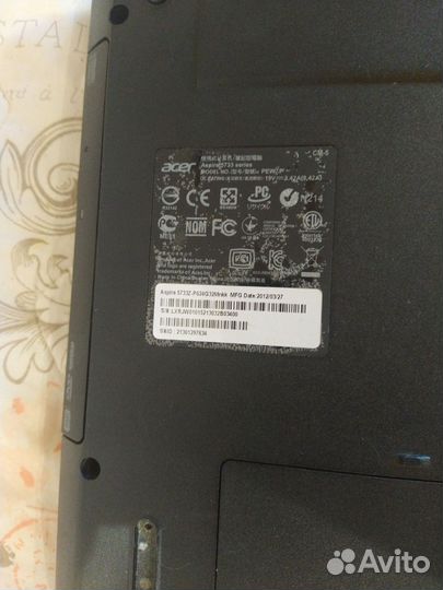 Ноутбук acer aspire