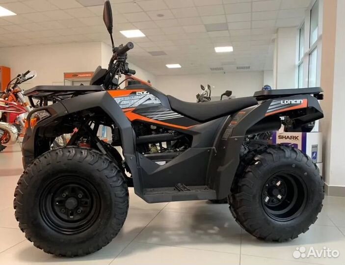 Квадроцикл Loncin Overland 200 черно-оранжевый