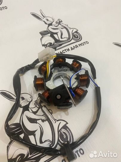 Статор генератора Honda Dio AF-34/35 8 катушек