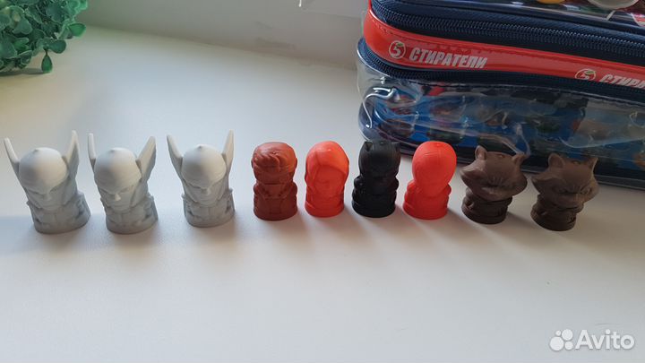 Ластики стиратели marvel