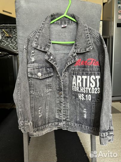 Джинсовая куртка детская