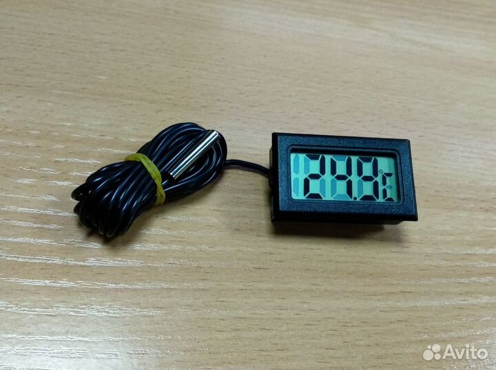 Электронный термометр с выносным датчиком 2 метра