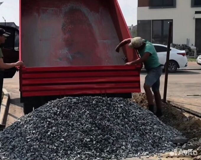 Щебень гравийный 5-20