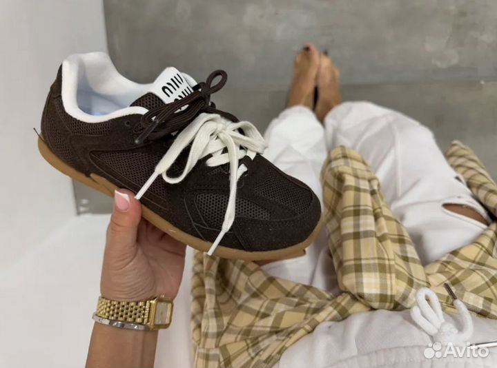 Кроссовки женские miu miu