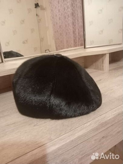 Меховая мужская кепка